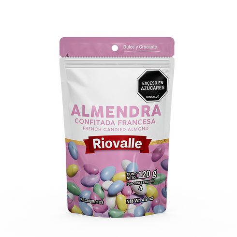ALMENDRA RIOVALLE 120G CONFITADA FRANCES
