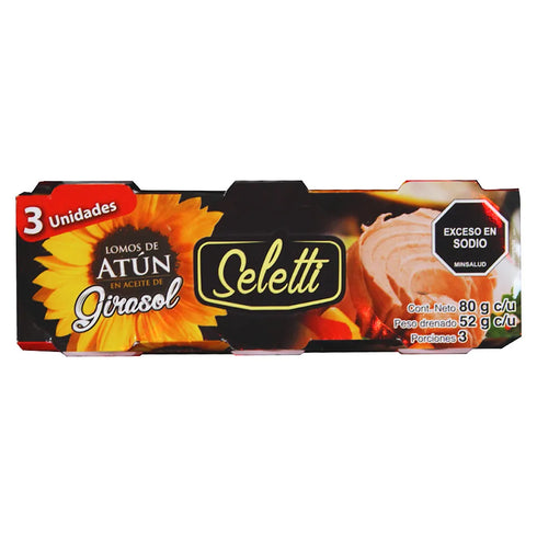ATUN SELETTI 3U 240G LOMO A/GIRASOL