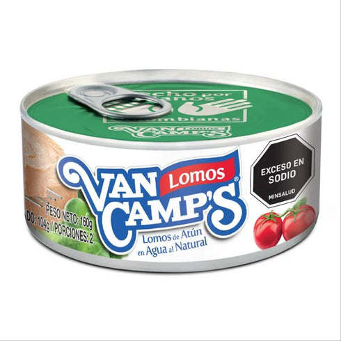 ATÚN VAN CAMPS 160G LOMITOS AGUA