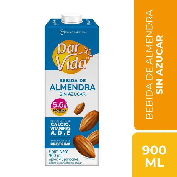 BEBIDA ALMENDRAS DAR VIDA 900ML S/AZUCAR