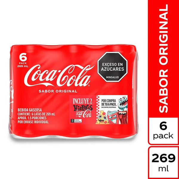 GASEOSA COCA COLA 6U 1614ML ORIGINAL LAT