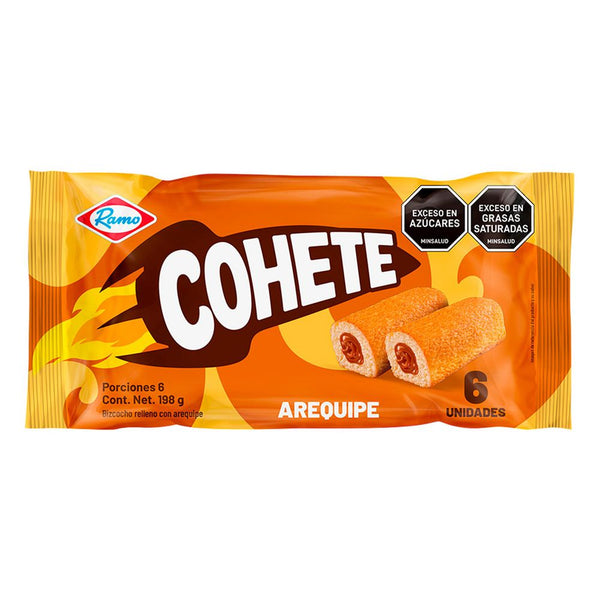 ponque cohete ramo 6u 198g arequipe