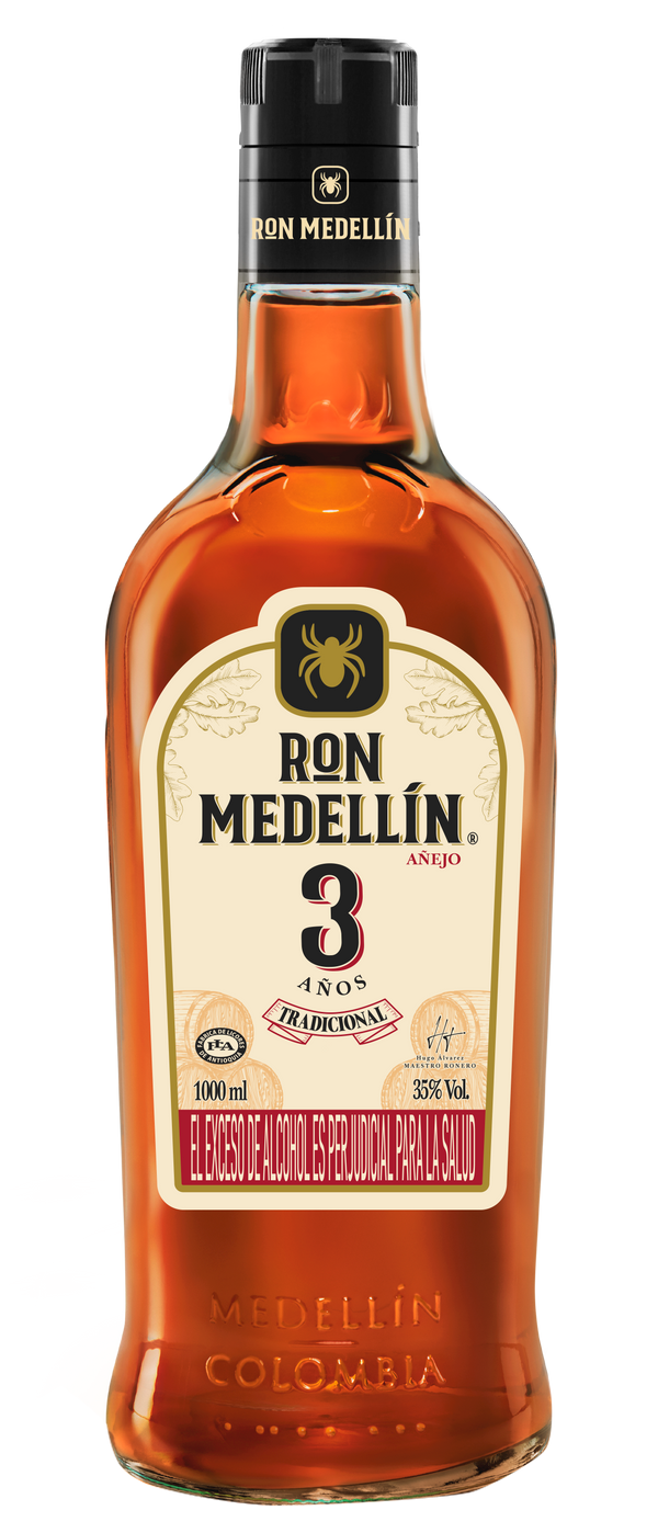 RON MEDELLIN ANEJO 1000ML VIDRIO
