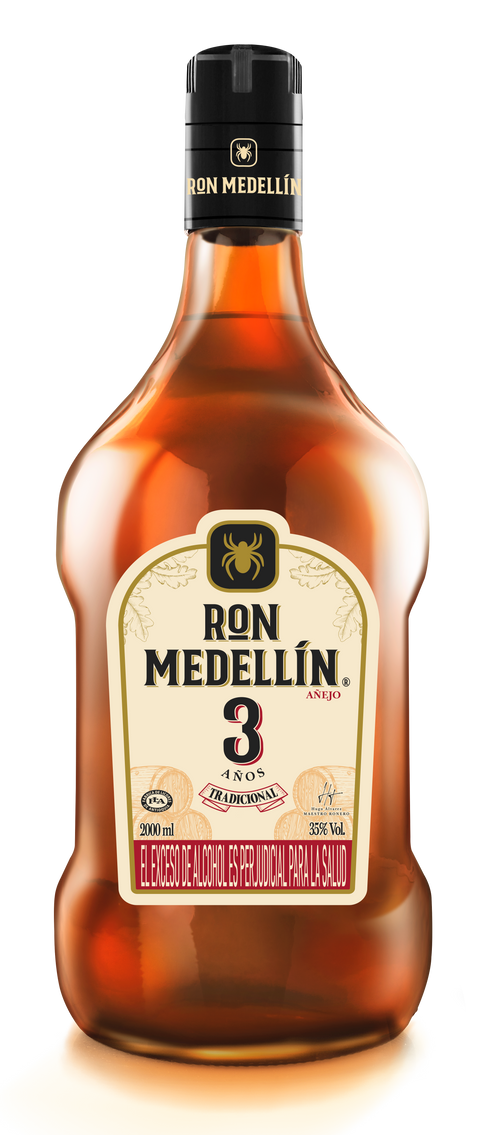RON MEDELLIN ANEJO GARRAFA