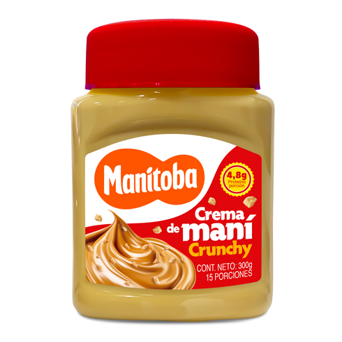 CREMA DE MANI MANITOBA 300G CRIUNCHY
