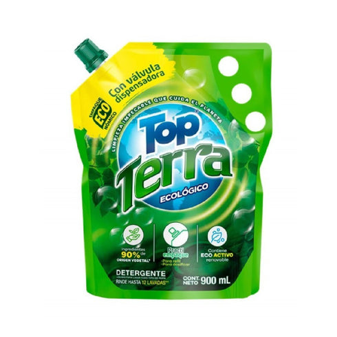 DETERGENTE LIQ TOP TERRA 900G DOY PACK