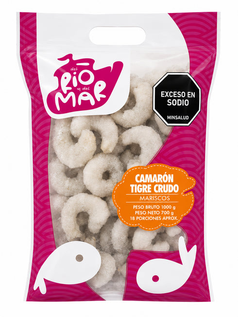 CAMARON DEL RIO/MAR 700G TIGRE CRUDO