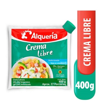 CREMA LECHE ALQUERIA 400G LIBRE