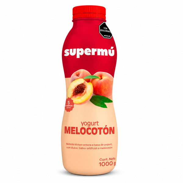 YOGURT SUPERMU 1000G MELOCOTON