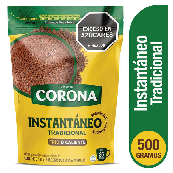 chocolate corona 500g instantaneo