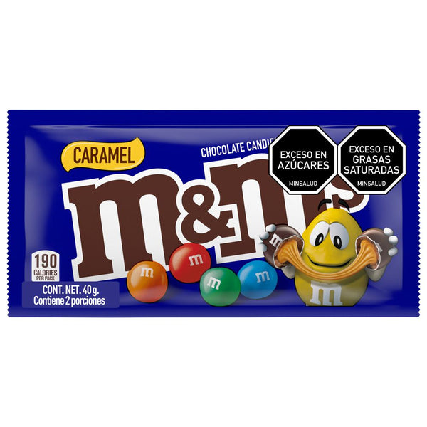 chocolates m&m 40g caramel