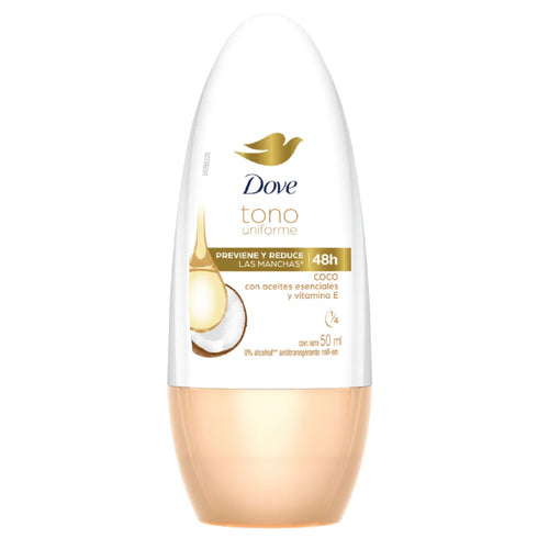DESODORANTE DOVE 50ML TONO UNIFORM COCO ROLLON