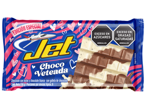 CHOCOLATINA JET 150G CHOCOVETEADA A&A