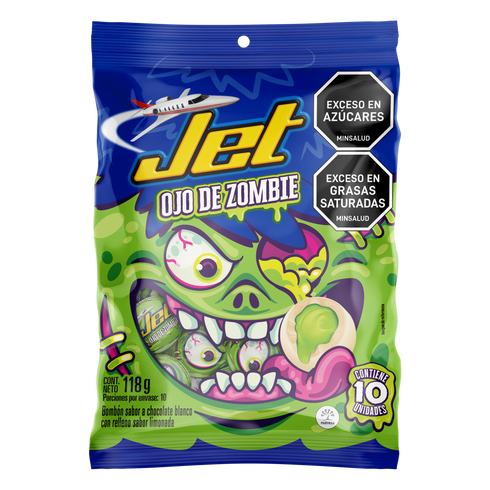 CHOCOLATINA JET 118G OJO ZOMBIES