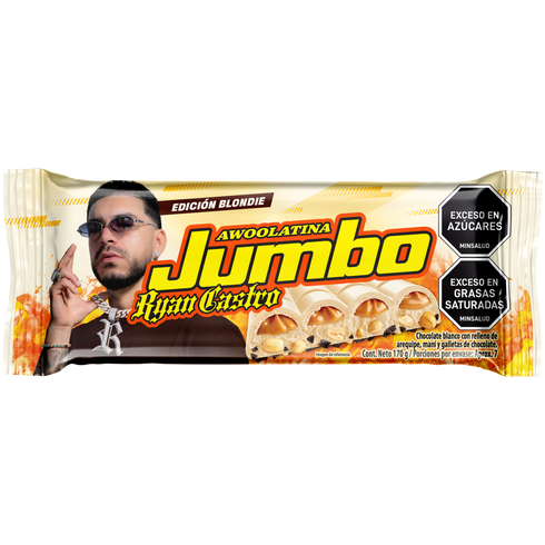 CHOCOLATINA JUMBO 170G RYAN CASTRO BLANC