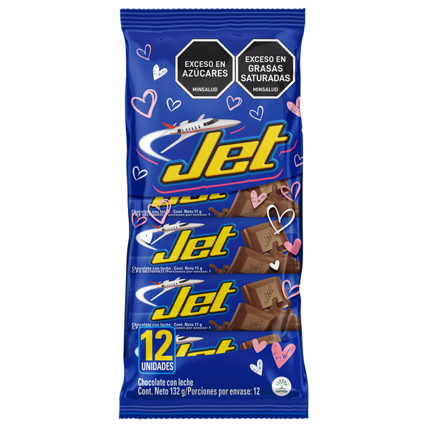 CHOC JET LECHE 12U 132G