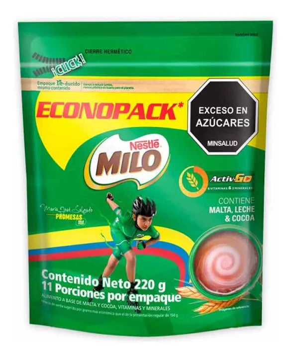 MILO ACTIV-GO 220G DOY PACK