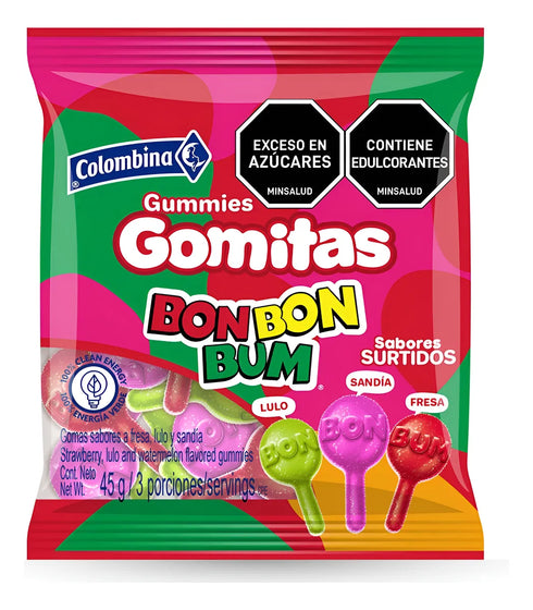 GOMAS BON BON BUM 45G SURTIDO