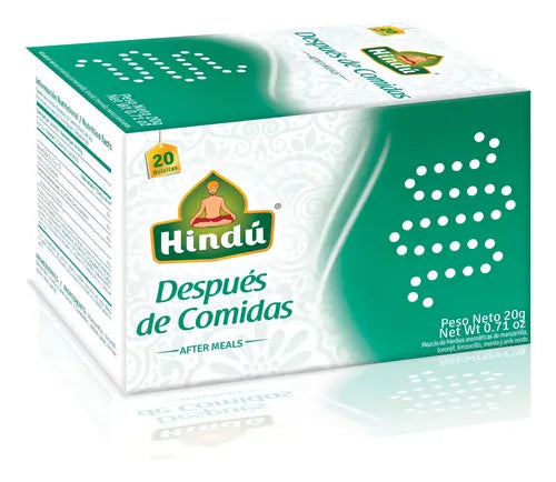 TE HINDU 20U 20G DESPUES DE COMIDAS