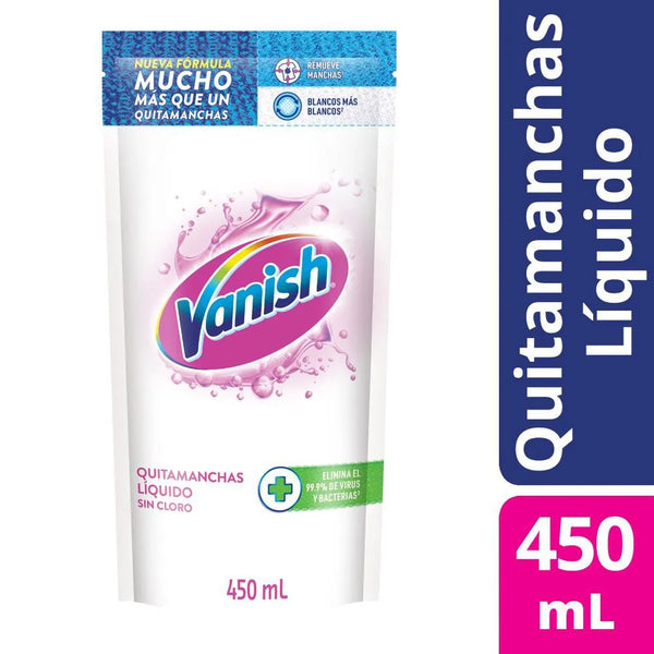 LIMPIADOR VANISH 450ML BLANCO DOY PACK