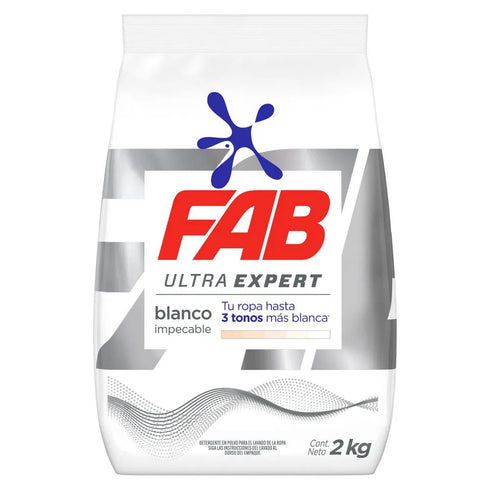 DETERG FAB 2000G POLVO ULTRA BLANCO