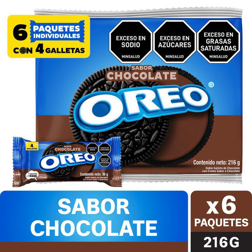 galleta oreo 216g chocolate