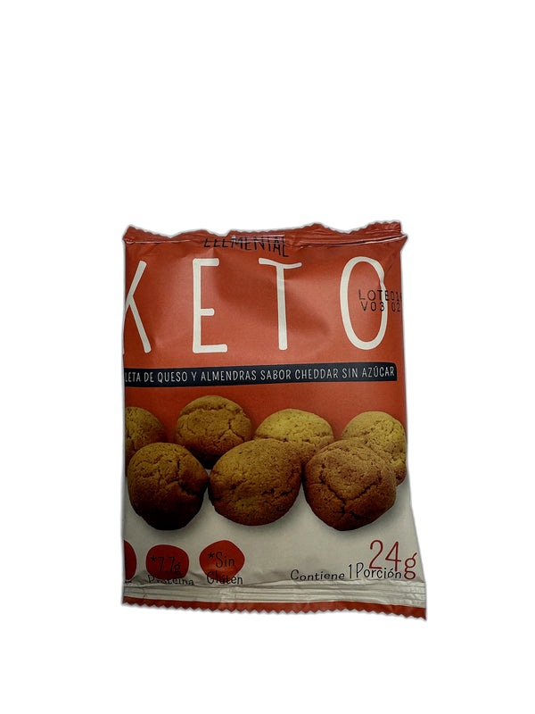 GALLETA ELEMENTAL 24G QUESO/ALMEND CHEDD