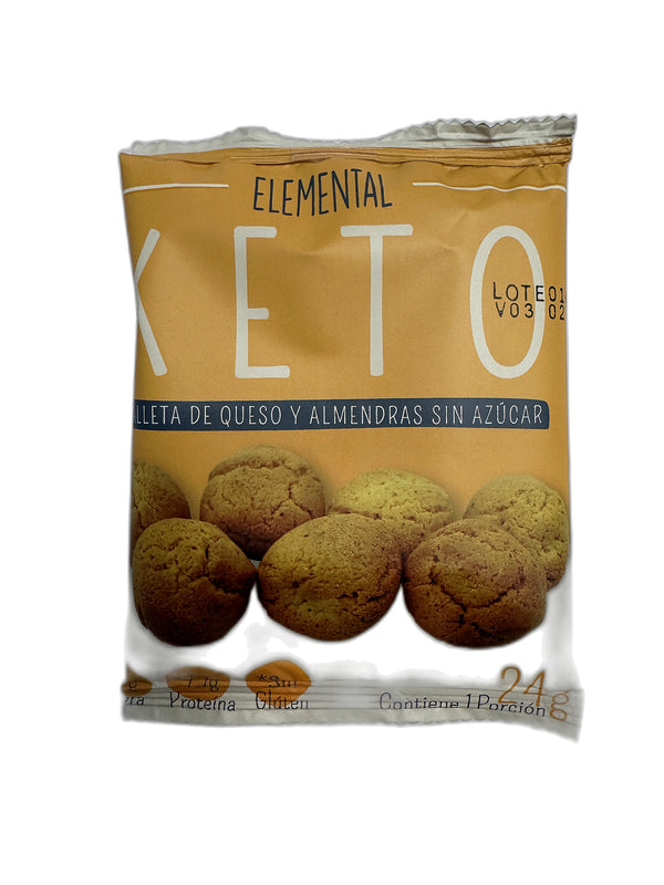 GALLETA ELEMENTAL 24G QUESO/ALMEND NATUR