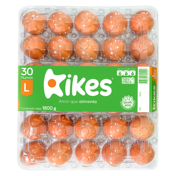 HUEVO KIKES AA 30U PET