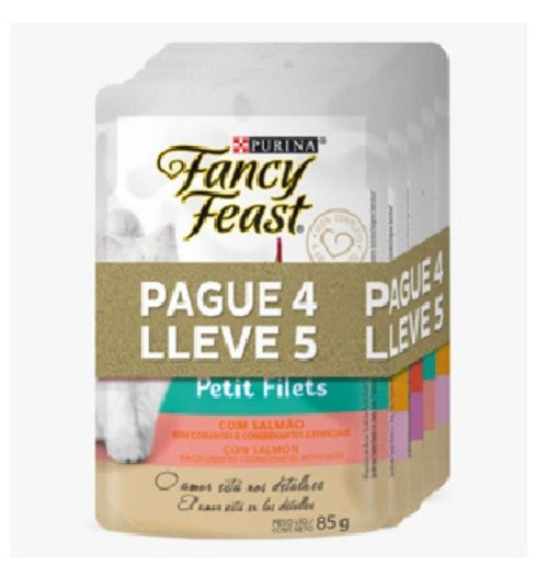 alimento fancy feast 5u 425g surtido