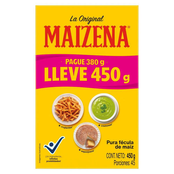 FECULA DE MAIZ MAIZENA PG 380G LLV 450G