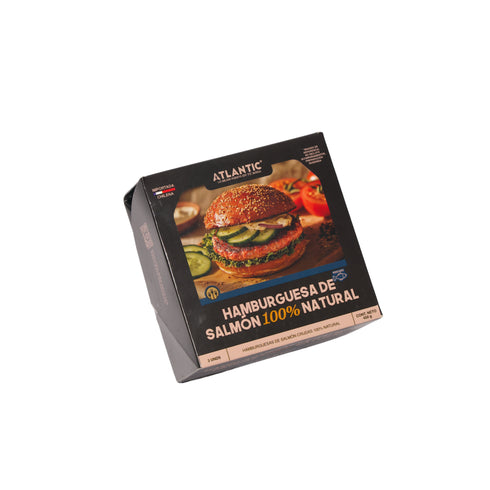 HAMBURGUESA ATLANTIC 450G SALMON