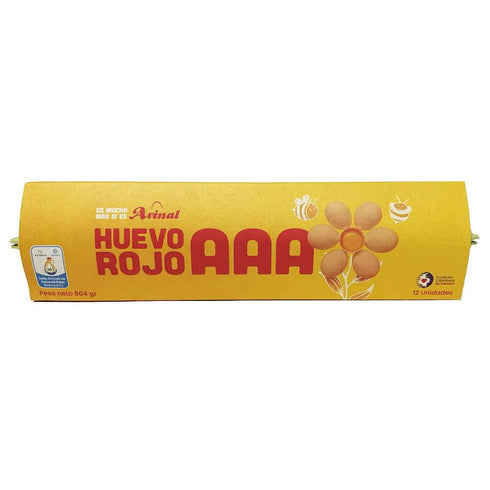 HUEVOS AVINAL 12U AAA ROJO