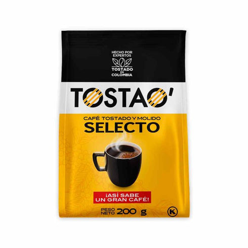 CAFE TOSTAO 200G MOLIDO SELECTO