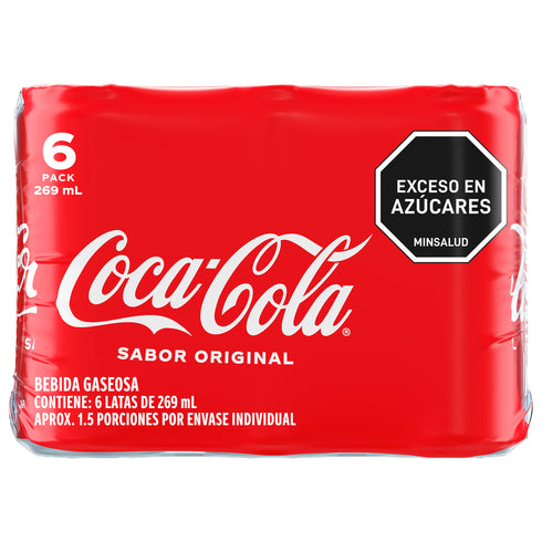 GASEOSA COCA COLA 6U 1614ML ORIGINAL LAT
