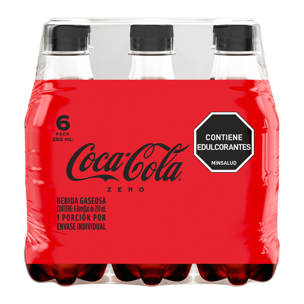 GASEOSA COCA COLA 6U 250ML S/AZUCAR