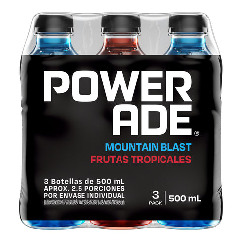 BEBIDA HIDRATANTE POWERADE 3U 1500ML SUR