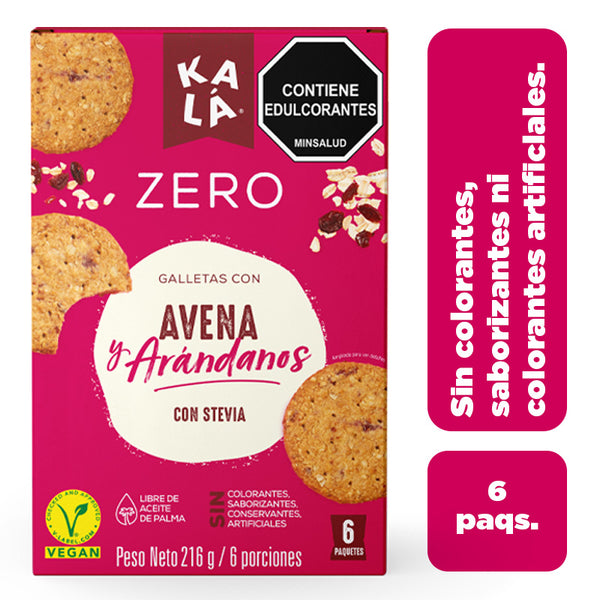 GALLETAS KALA 216G AVENA ARANDANOS
