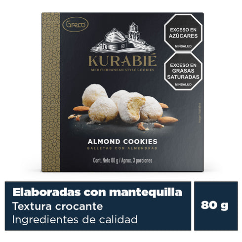 GALLETA KURABIE 80G ESTUCHE DE LINEA