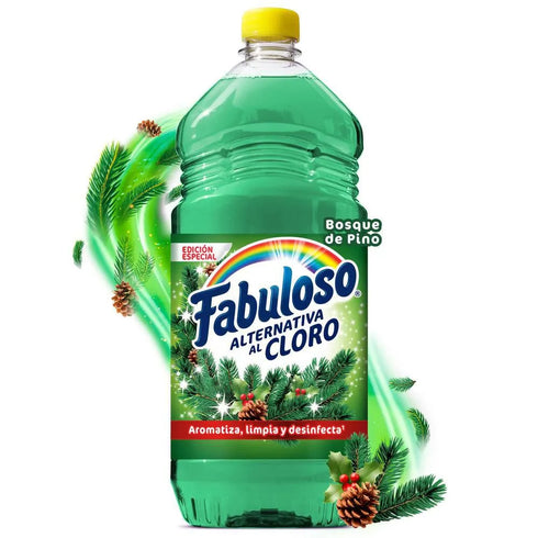 Limpiapisos Fabuloso Alternativa al Cloro Bosque de Pino 1L