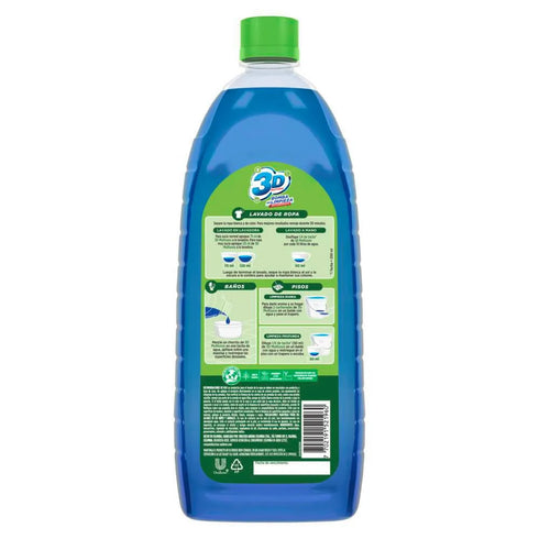 DETERG LIQ 3D 1000ML MULTIUSOS MANZANA