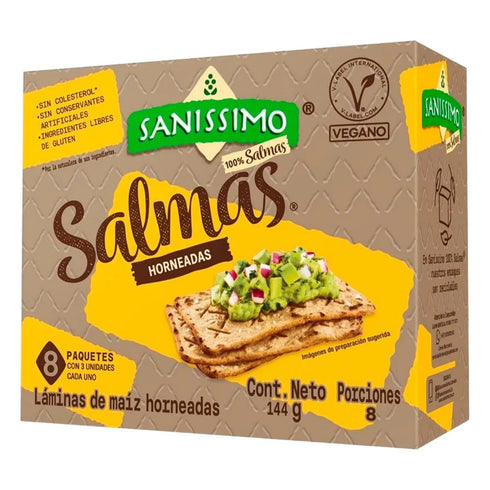TOSTADA SANISSIMO SALMAS 144G