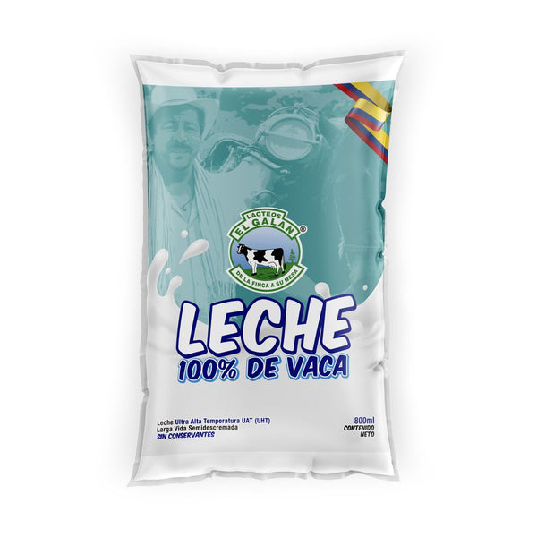 LECHE GALAN 800ML SEMIDESCREMADA UHT