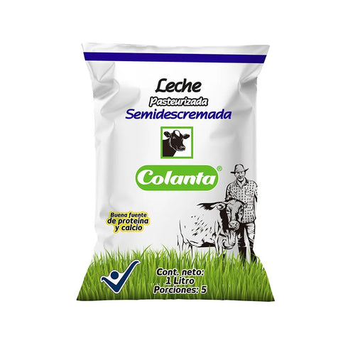 LECHE COLANTA 1000ML SEMIDESCREMADA