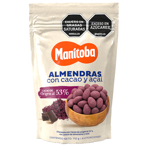 ALMENDRA 110G CON CACAO Y ACAI
