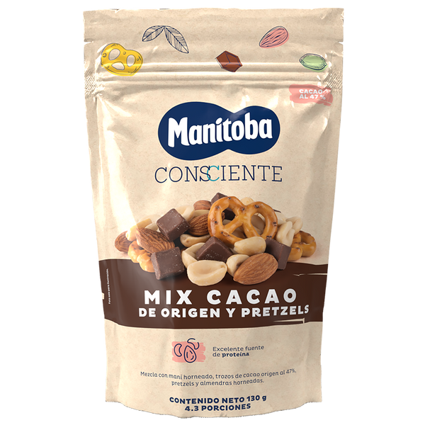 MIX MANITOBA 130G CACAO ORIGEN PRETZEL