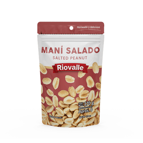 MANI SALADO RIOVALLE 170G
