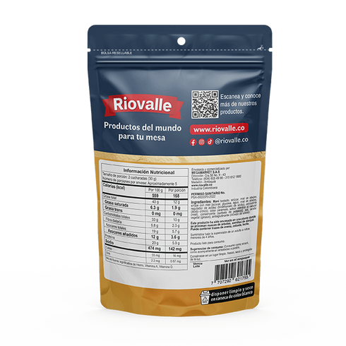 MANI RIOVALLE 140G TOSTADO CON MIEL