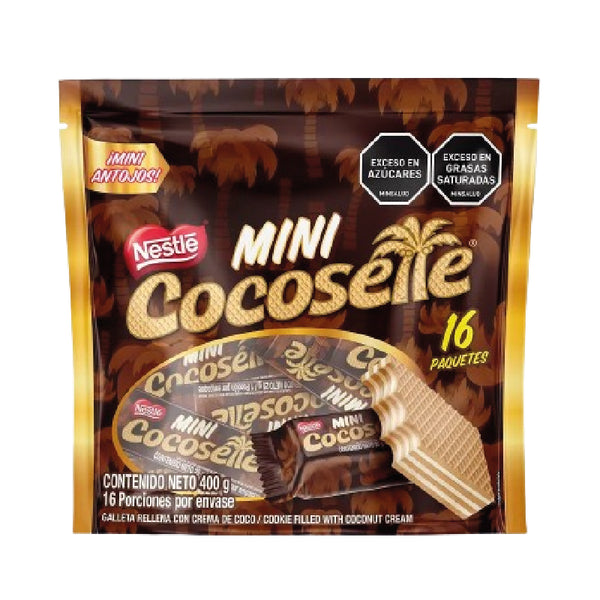 GALLETA COCOSETTE 16U 400G MINI WAFER