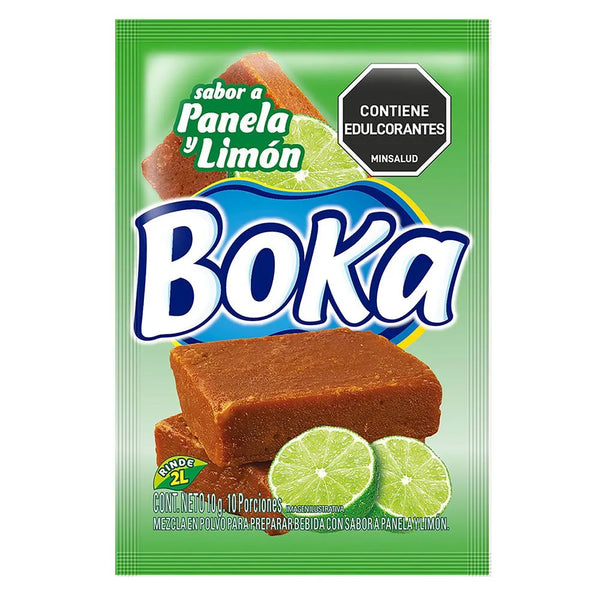 REFRESCO BOKA 10G PANELA Y LIMON